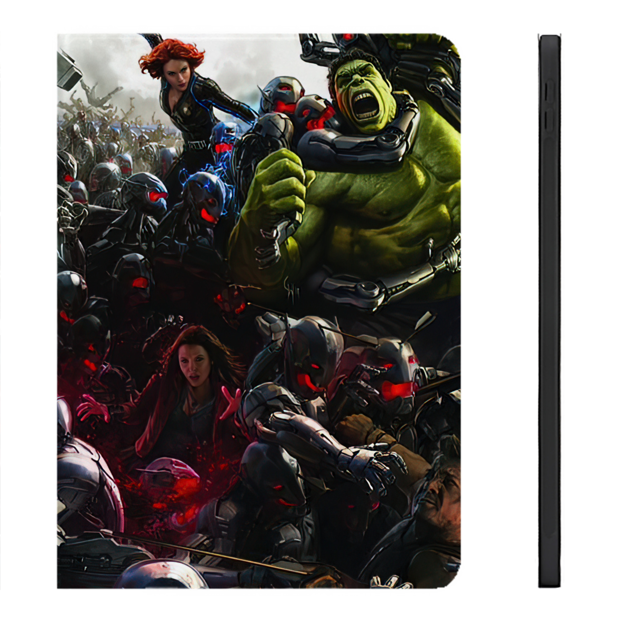 （画像用） アベンジャーズ The Avengers IPadケース ペンホルダー付き ブックスタイルデザイン